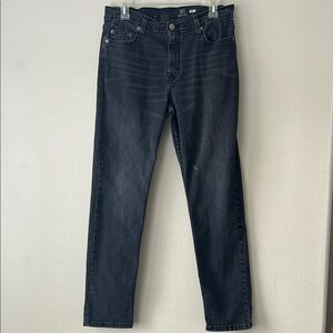 Men's Slim Fit Black Jeans Size 31x30